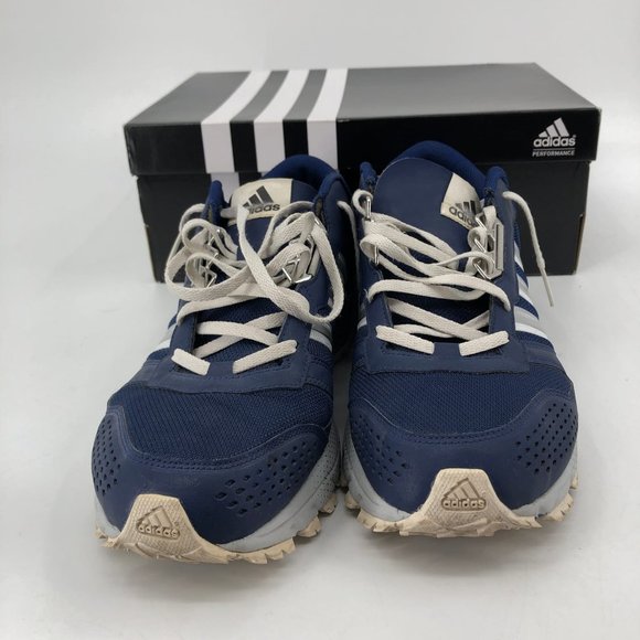adidas Blue Silver Athletic Sneakers | Men\'s Size 10.5